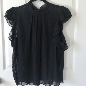 Ulla Johnson Heddy embroidered silk-georgette top